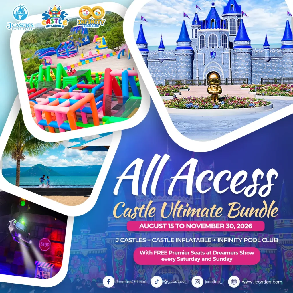 J Castles + Castle Inflatable + Infinity Pool Club All-Access Pass