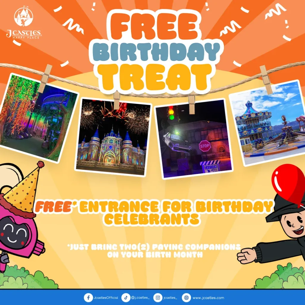 FREE Birthday Treat to J Castle